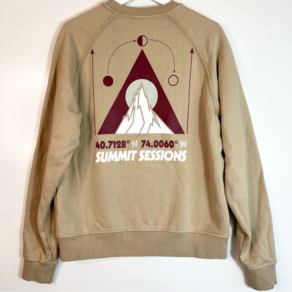 Kith Summit Sessions Crewneck Sweatshirt Ancient Fossil Size XS - Picture 2 of 6